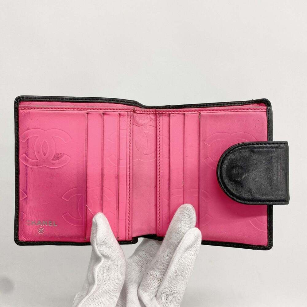 Chanel Cambon Lambskin Wallet, Black, Women's - Picture 3 of 8